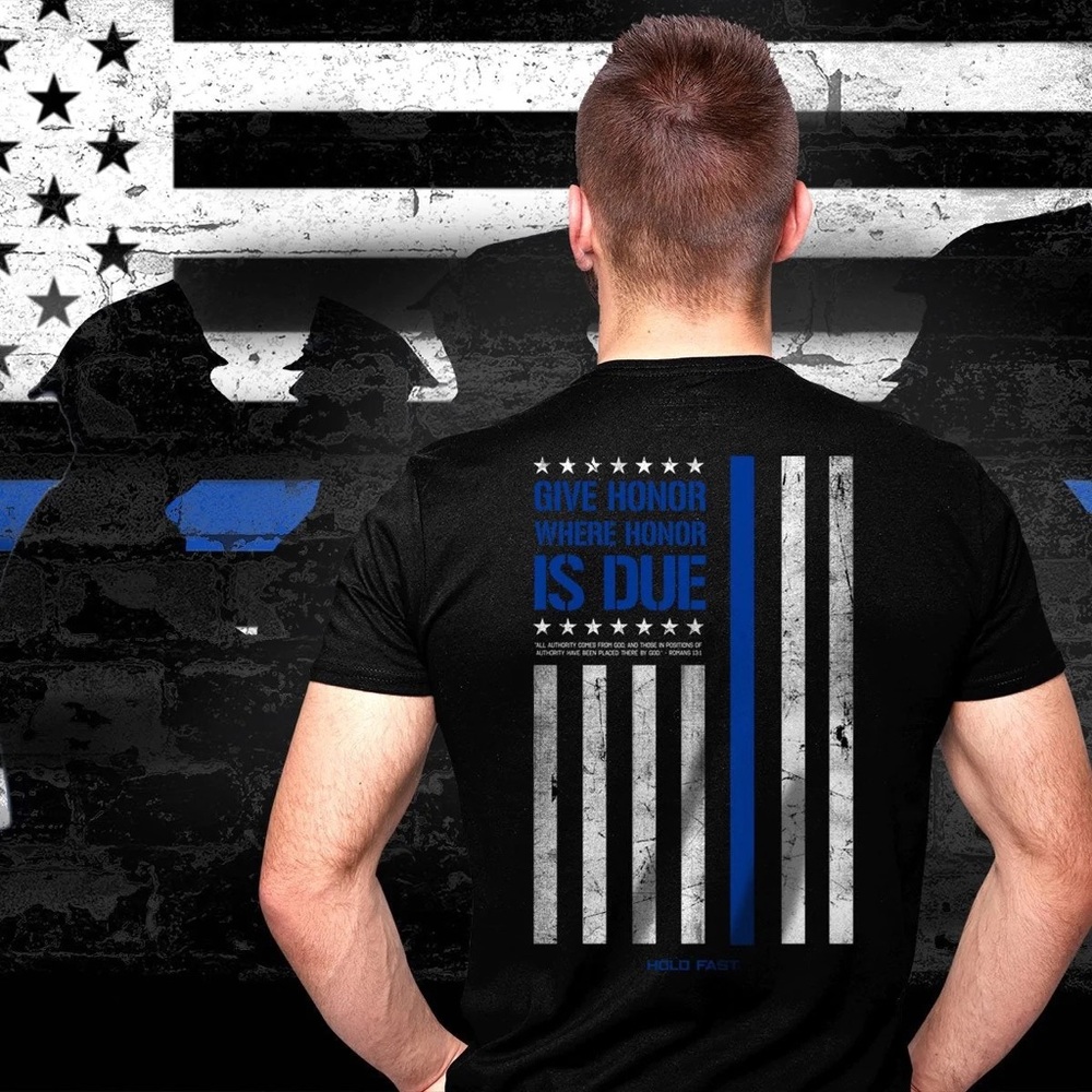 HOLD FAST Back The Blue T-Shirt